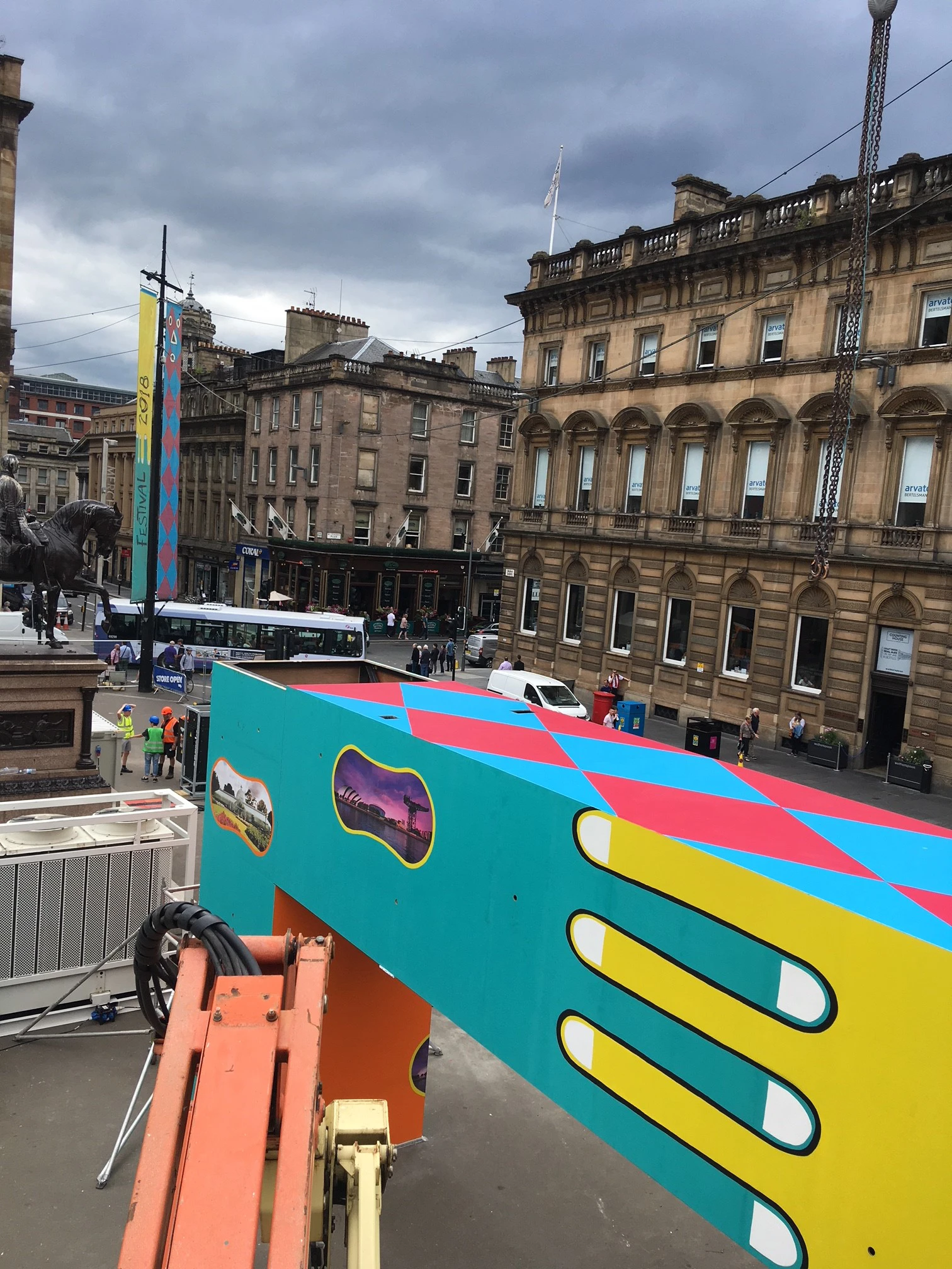 A Glasgow Spectacular, Steel & Plywood, 2018