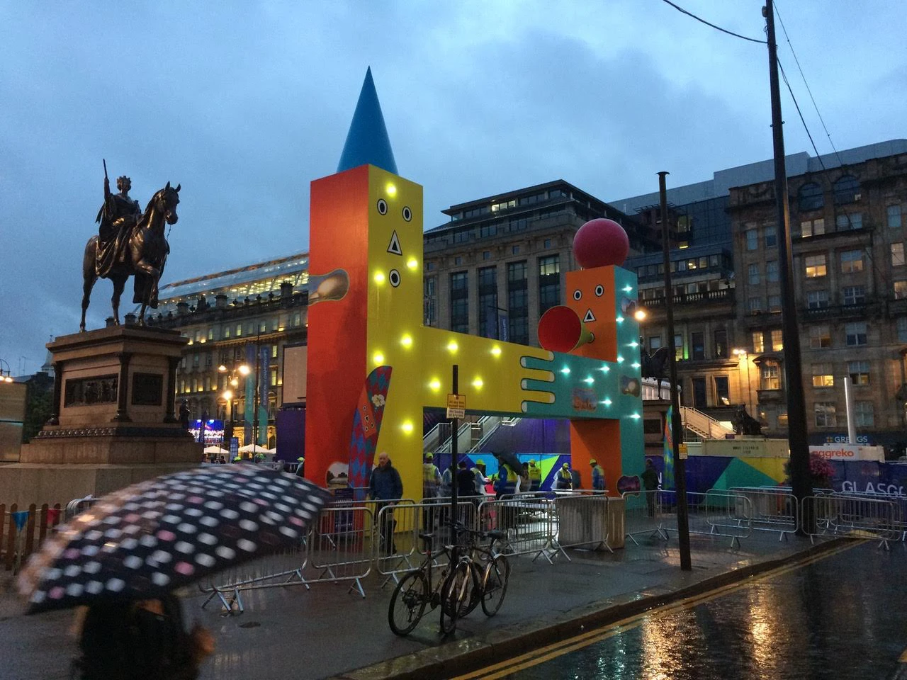 A Glasgow Spectacular, Steel & Plywood, 2018