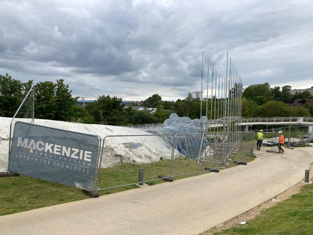 Beithir, Galvanized Steel, Ferrocement, 2024