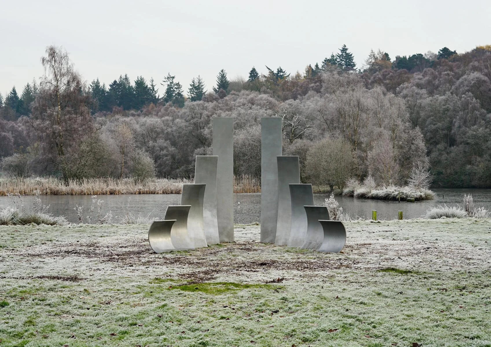 Covid Memorial Sculpture, Steel, 2025