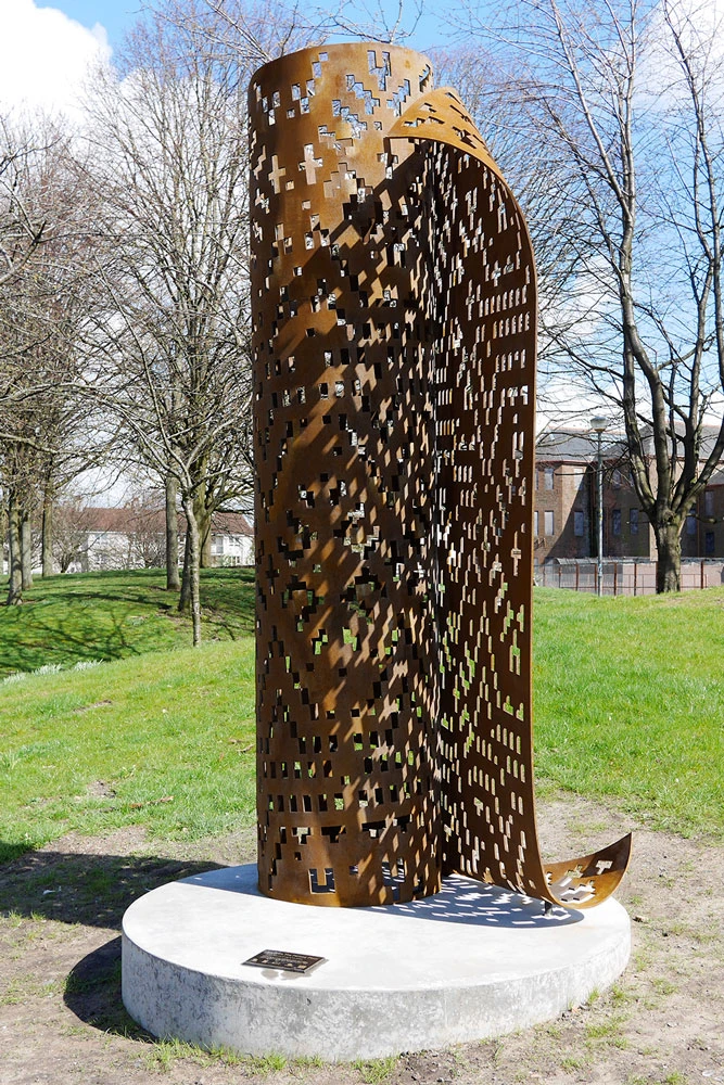 Cut From The Factory Floor, Corten Steel, 2015