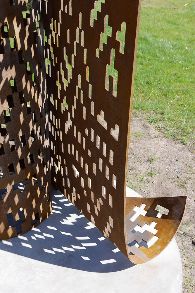 Cut From The Factory Floor, Corten Steel, 2015