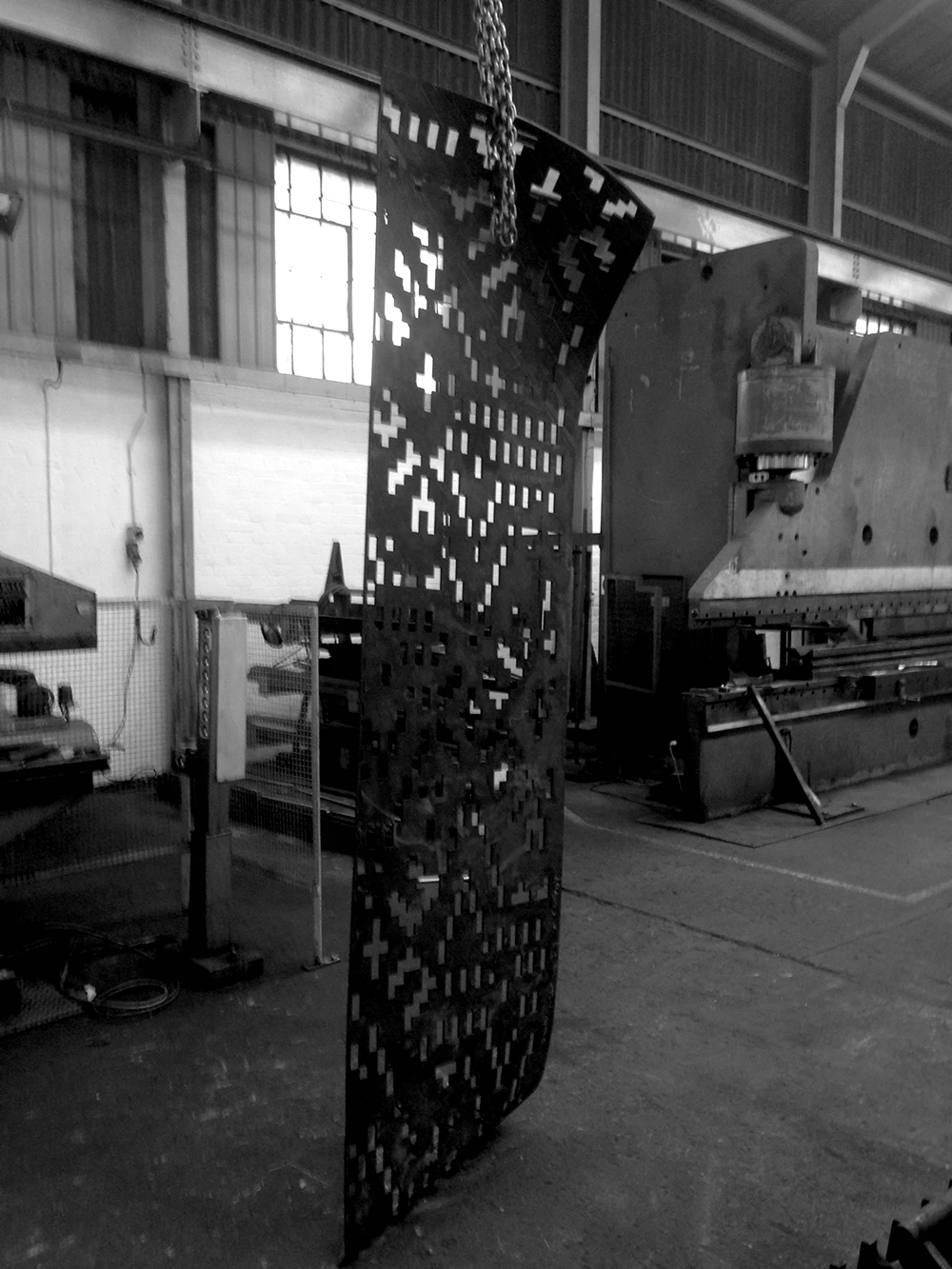 Cut From The Factory Floor, Corten Steel, 2015