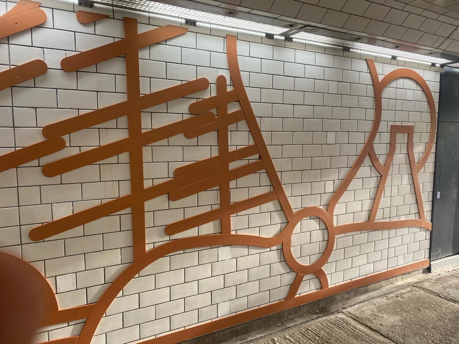 Dumbarton Underpass, Aluminium, Steel, Polycarbonate, 2024