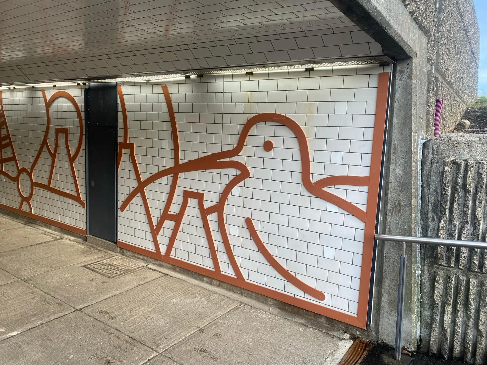 Dumbarton Underpass, Aluminium, Steel, Polycarbonate, 2024