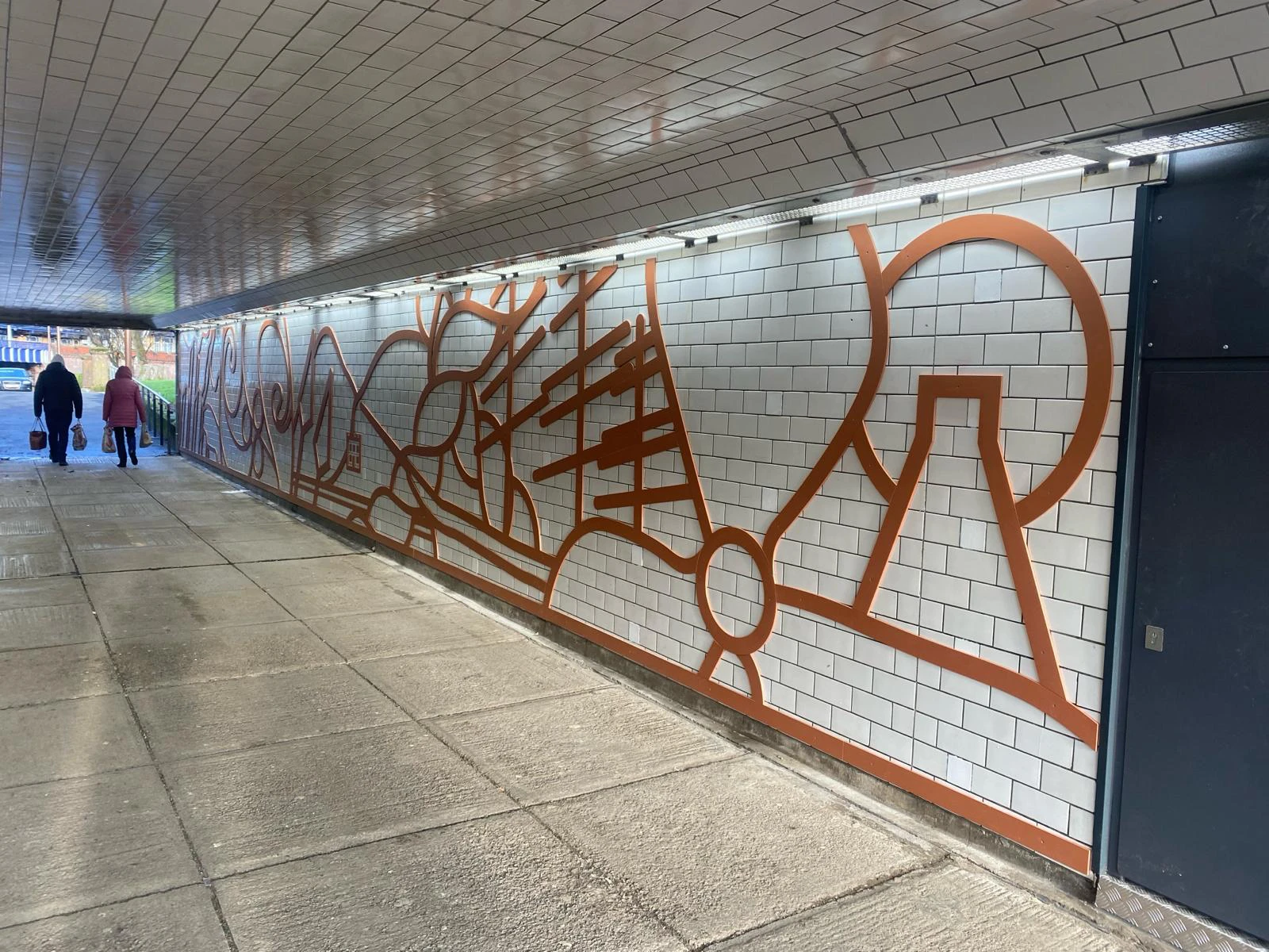 Dumbarton Underpass, Aluminium, Steel, Polycarbonate, 2024