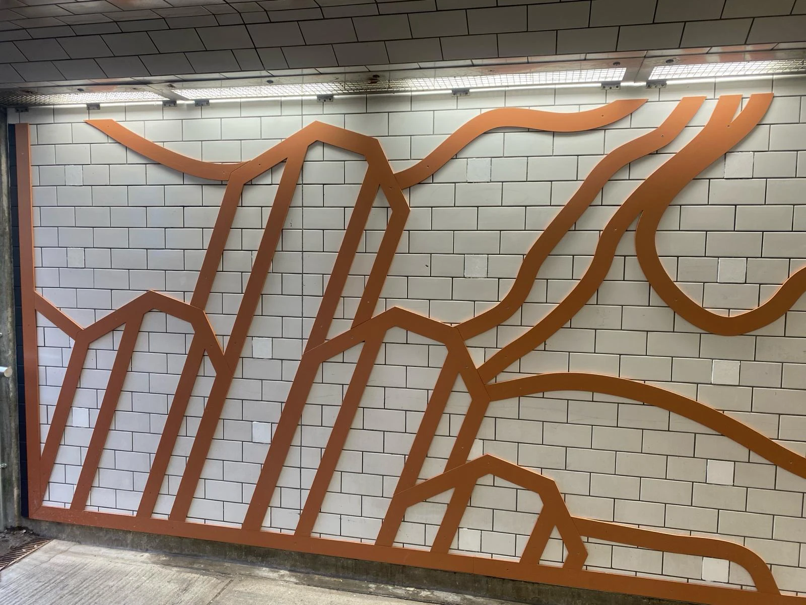 Dumbarton Underpass, Aluminium, Steel, Polycarbonate, 2024