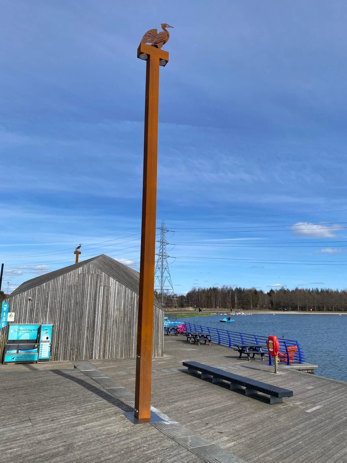Falkirk Columns (masts), The Helix, 2026