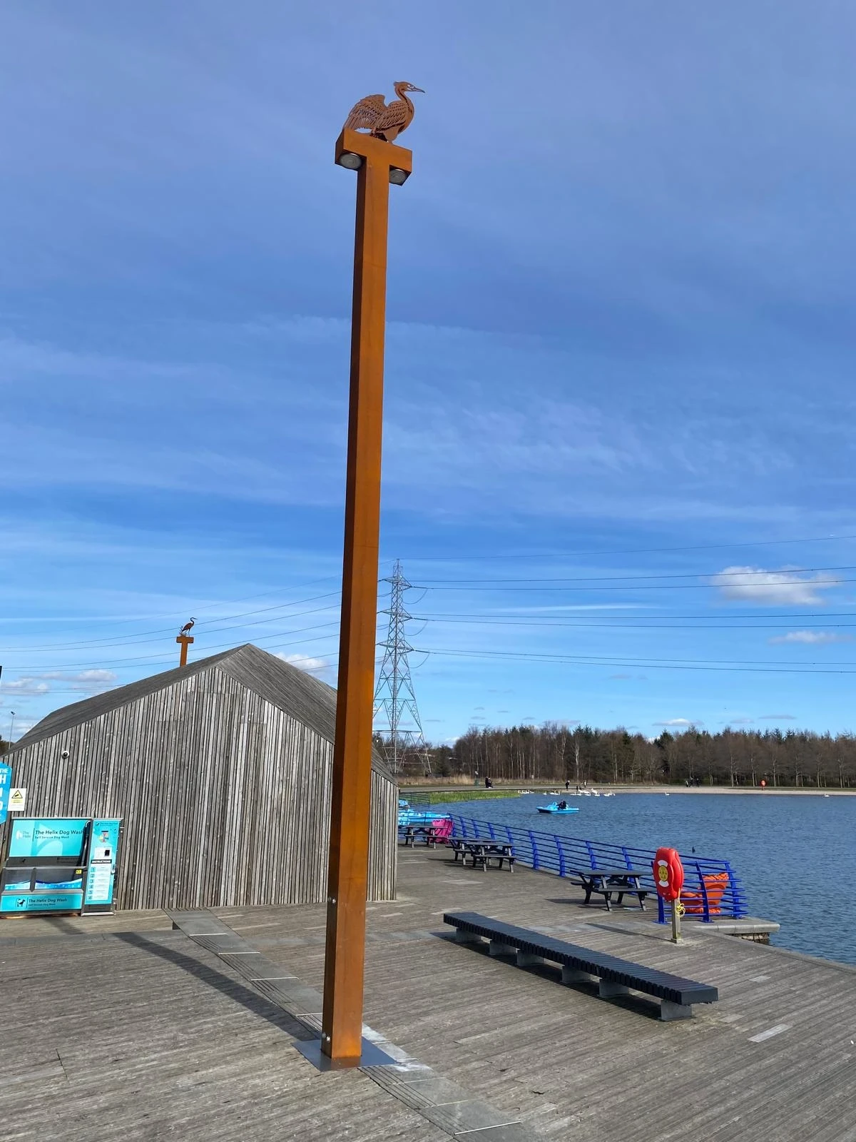 Falkirk Columns (masts), The Helix, 2026
