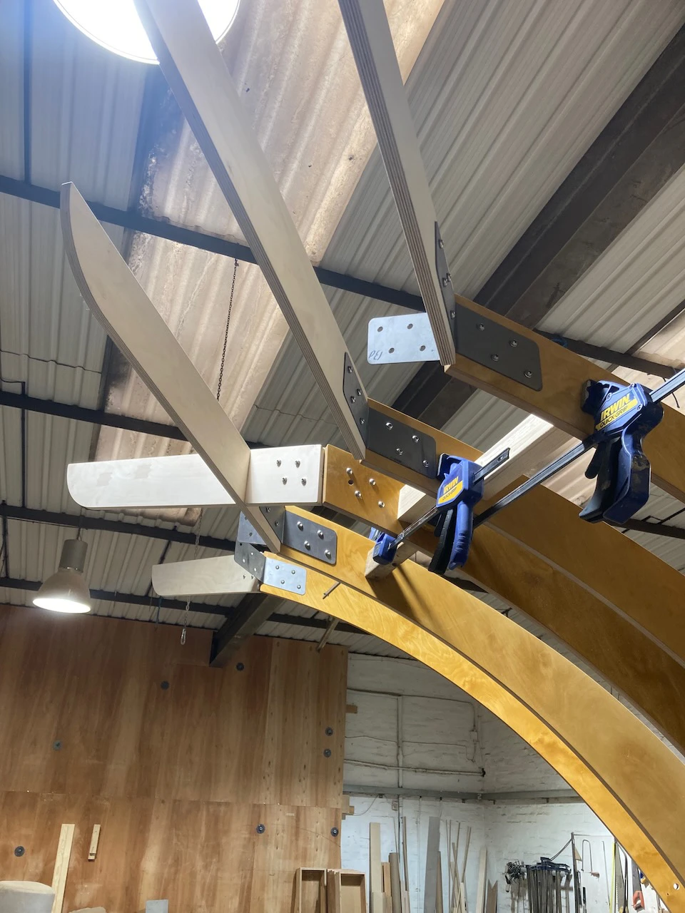 Fever Tree, Stained & Lacquered Birch Plywood & Bespoke Steel Connectors, 2022