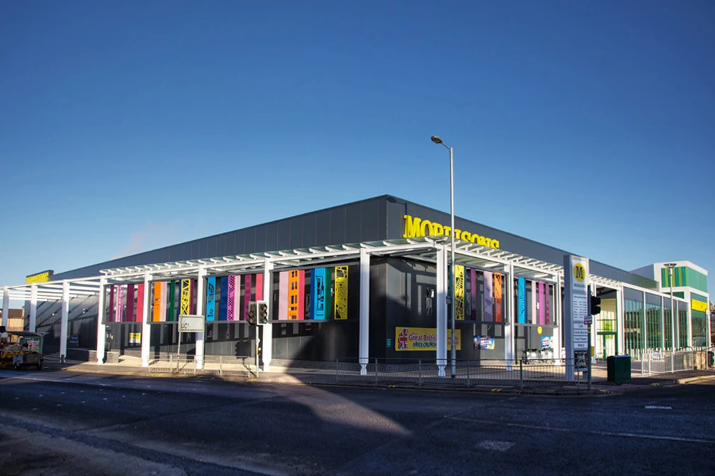 Gallowgate Artwork, Galvanised Powder Coated Steel, 2019