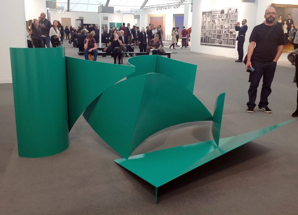 Green Streamer, Stainless Steel, 2014