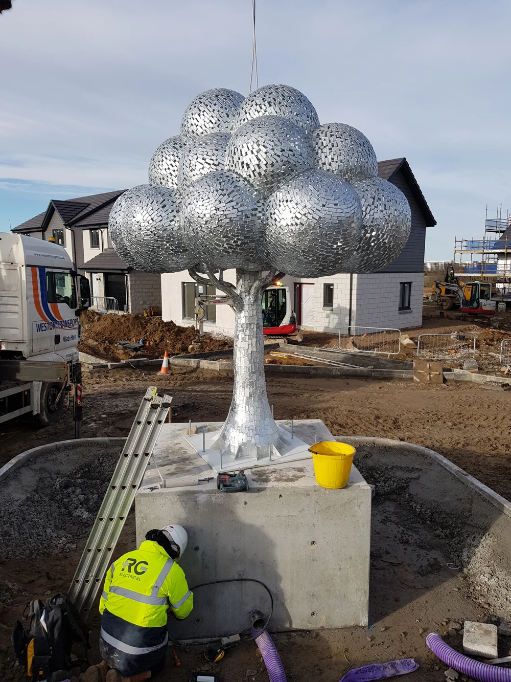 Kinion Tree, Galvanised Steel, 2019