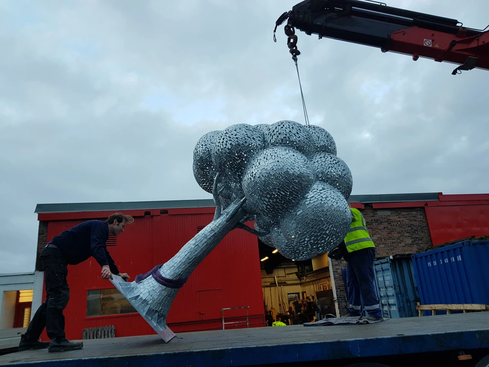 Kinion Tree, Galvanised Steel, 2019