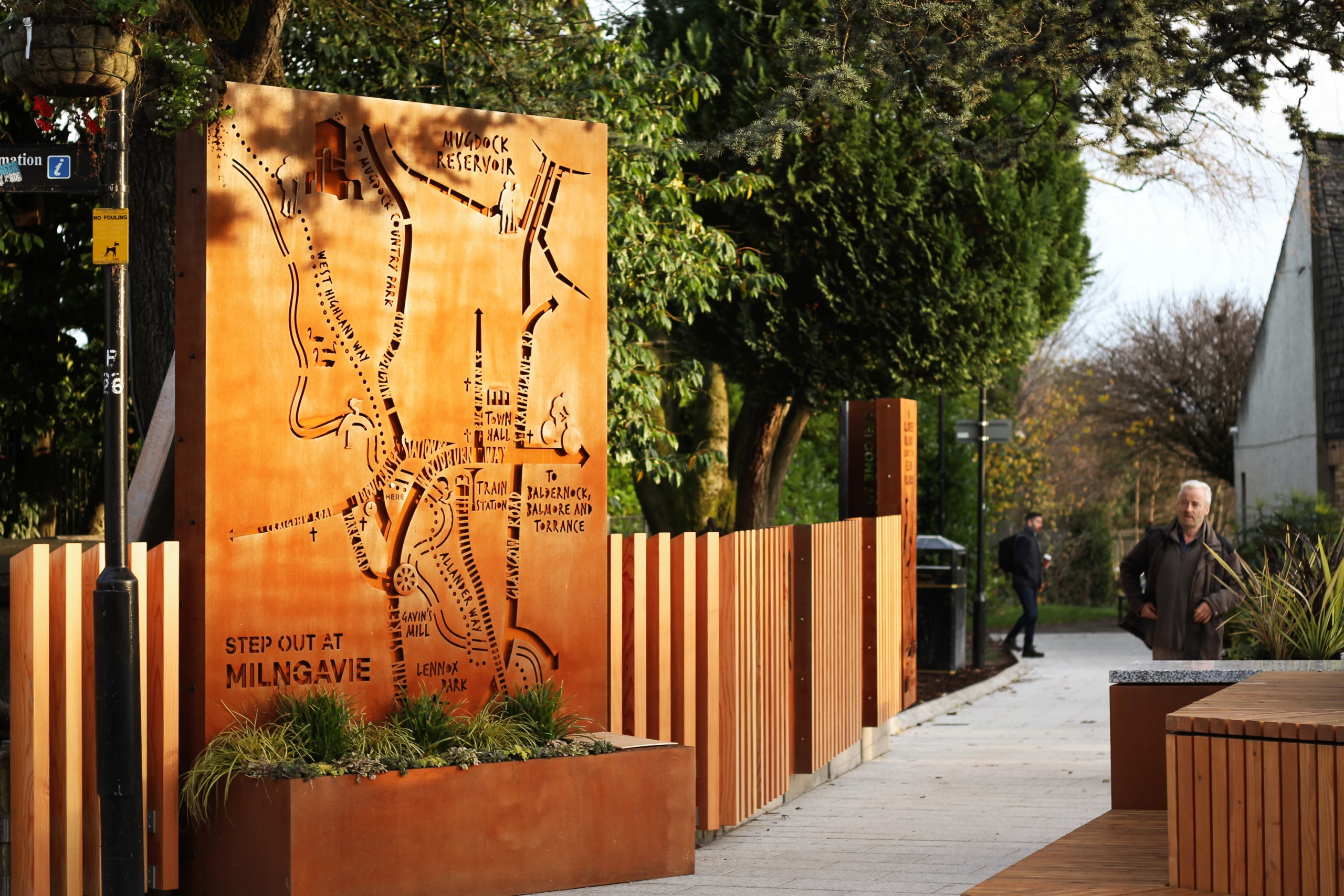 Milngavie Streetscape Project, 2021