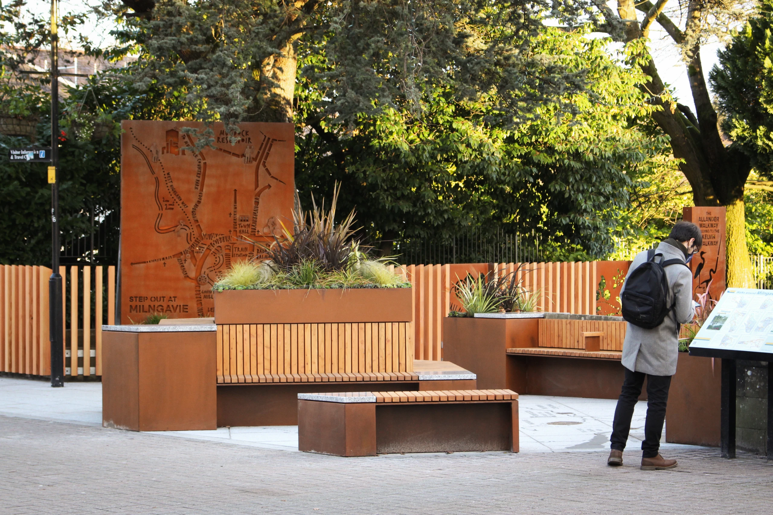 Milngavie Streetscape Project, 2021