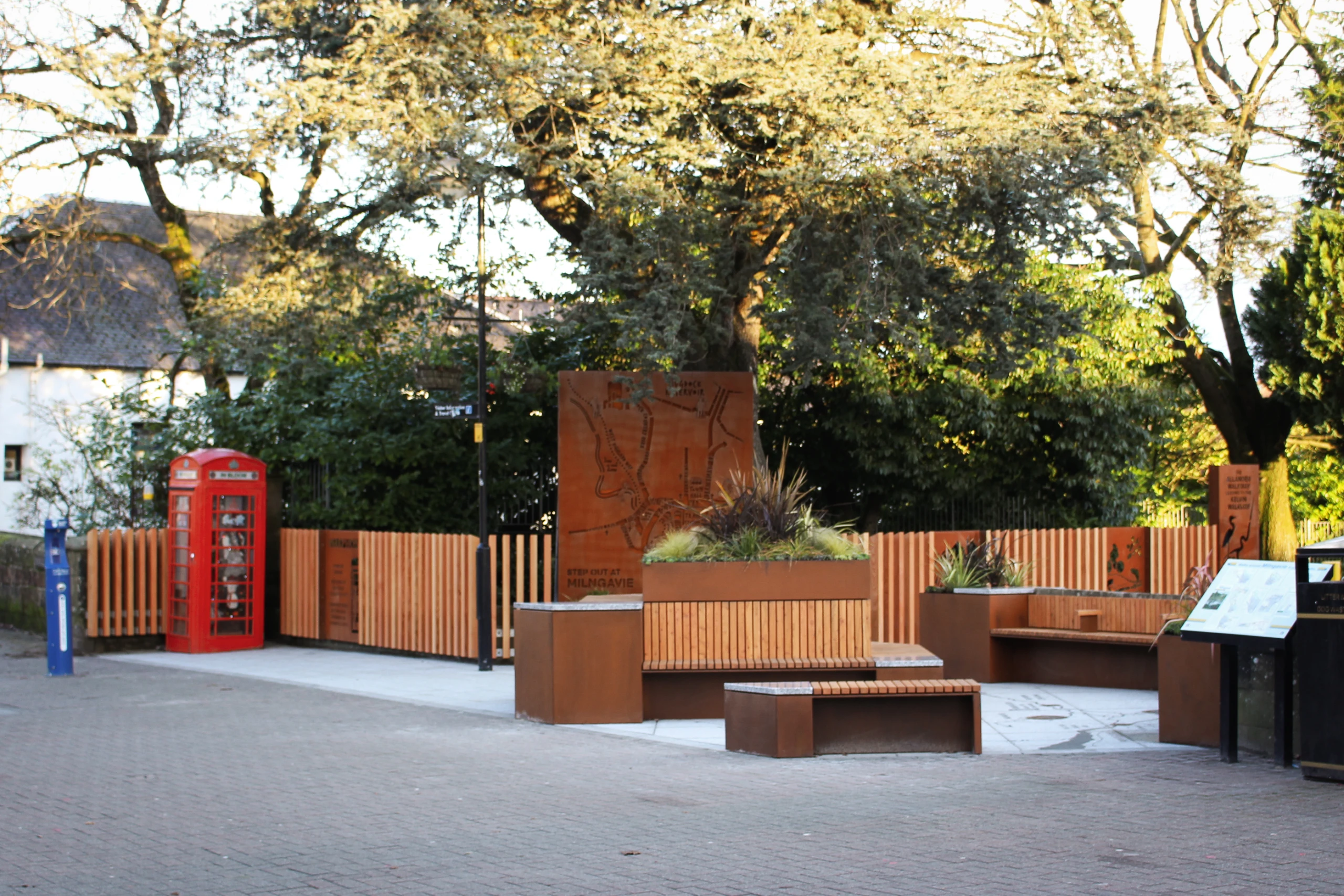 Milngavie Streetscape Project, 2021