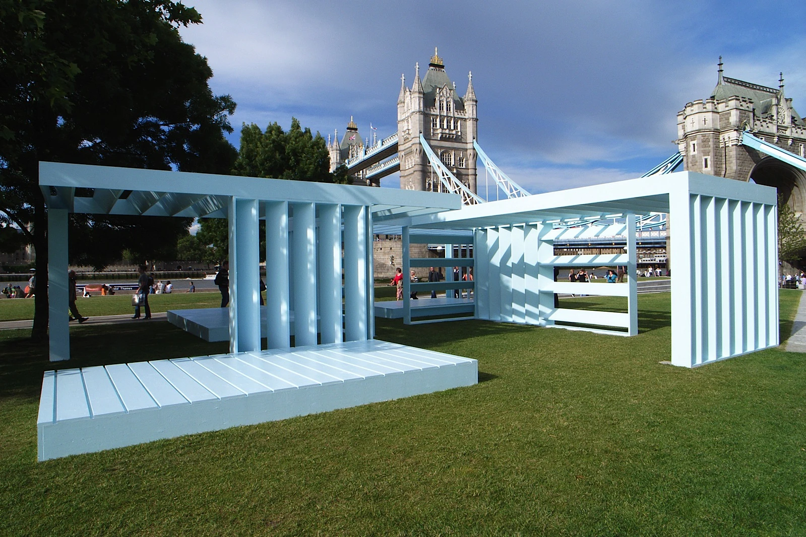 Powder Blue Orthogonal Pavilion, 2008
