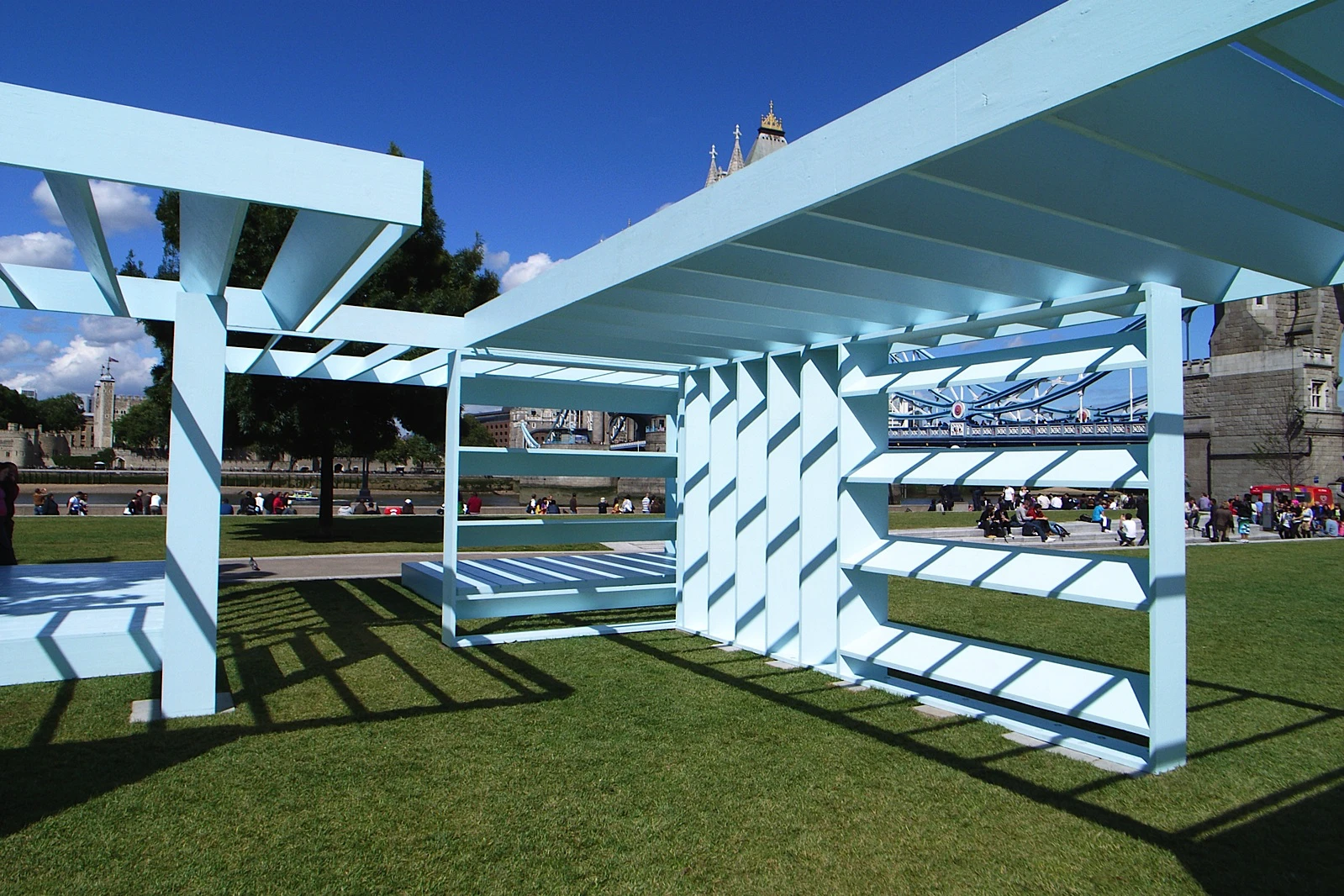 Powder Blue Orthogonal Pavilion, 2008