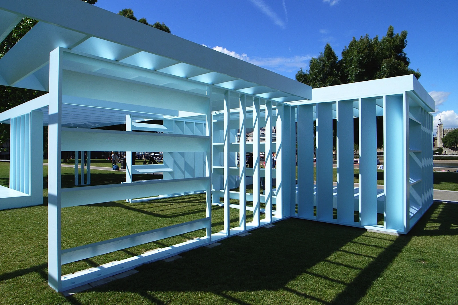 Powder Blue Orthogonal Pavilion, 2008