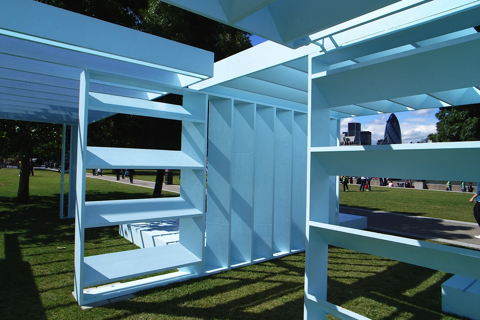 Powder Blue Orthogonal Pavilion, 2008