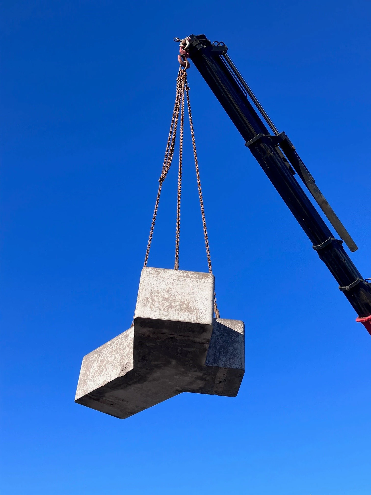 Sculptural Totems, Douglas Fir, Concrete, Stainless Steel, Acrylic, Woodstain, Anti-graffiti Coating, 2024