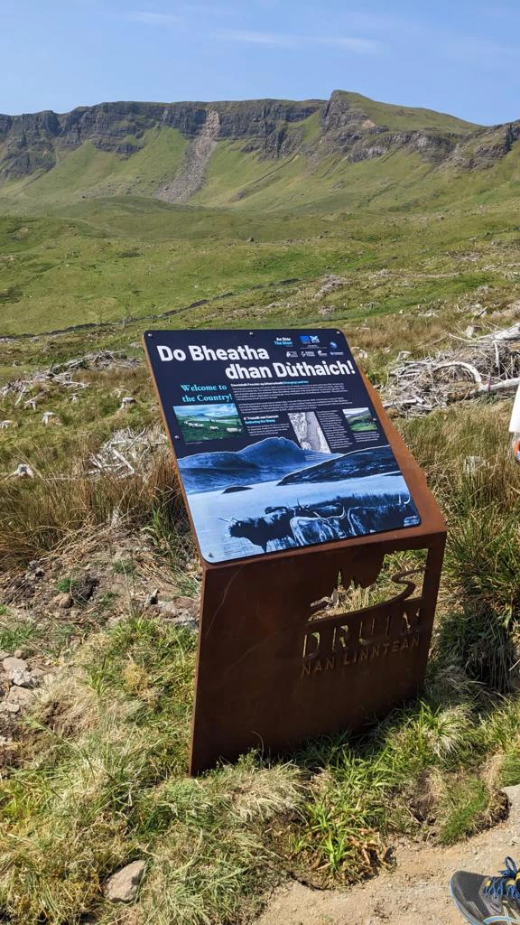 Skye Iconic Sites Project, Corten Steel, 2023