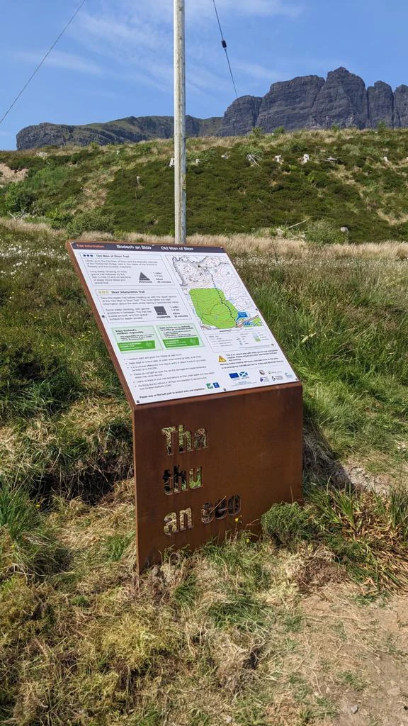 Skye Iconic Sites Project, Corten Steel, 2023