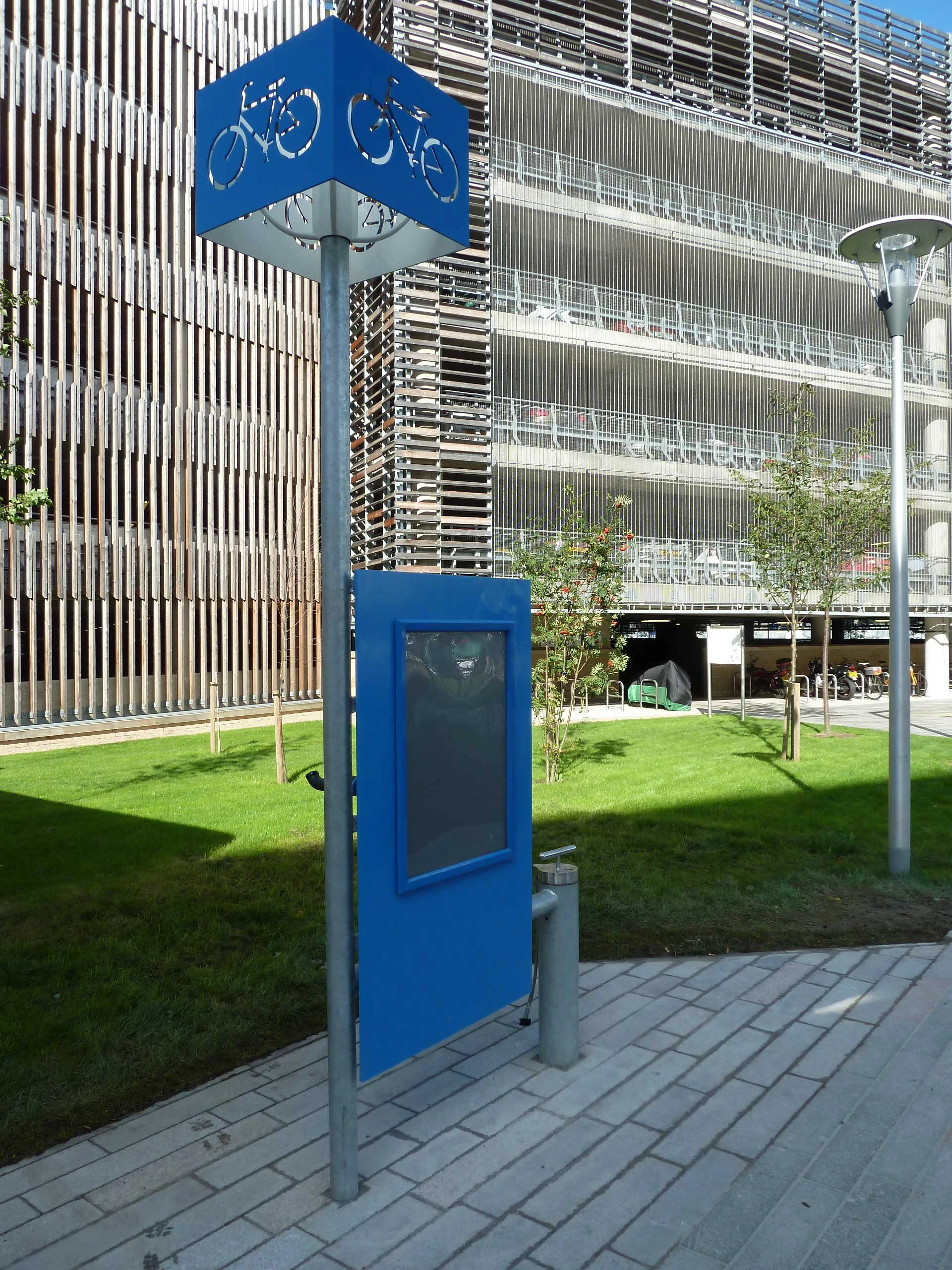 Sustrans Bike Stations, Powdercoated Steel, 2016