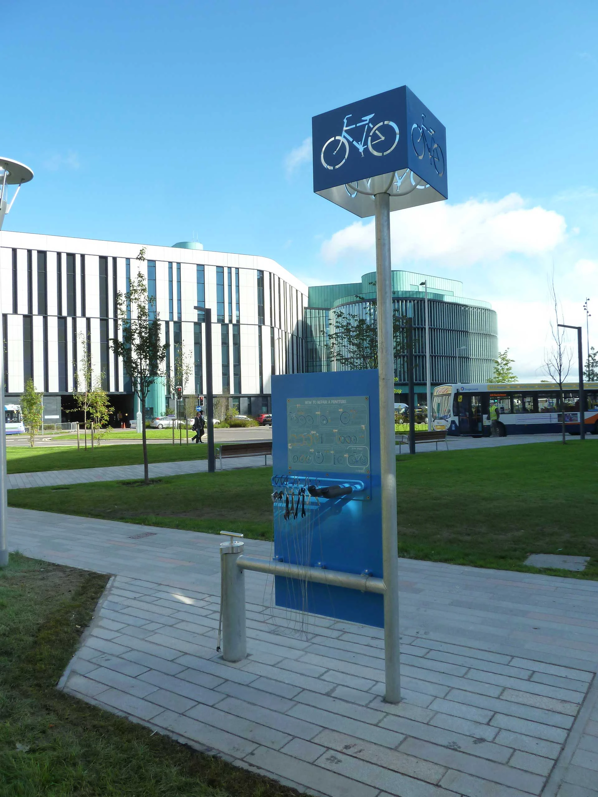 Sustrans Bike Stations, Powdercoated Steel, 2016