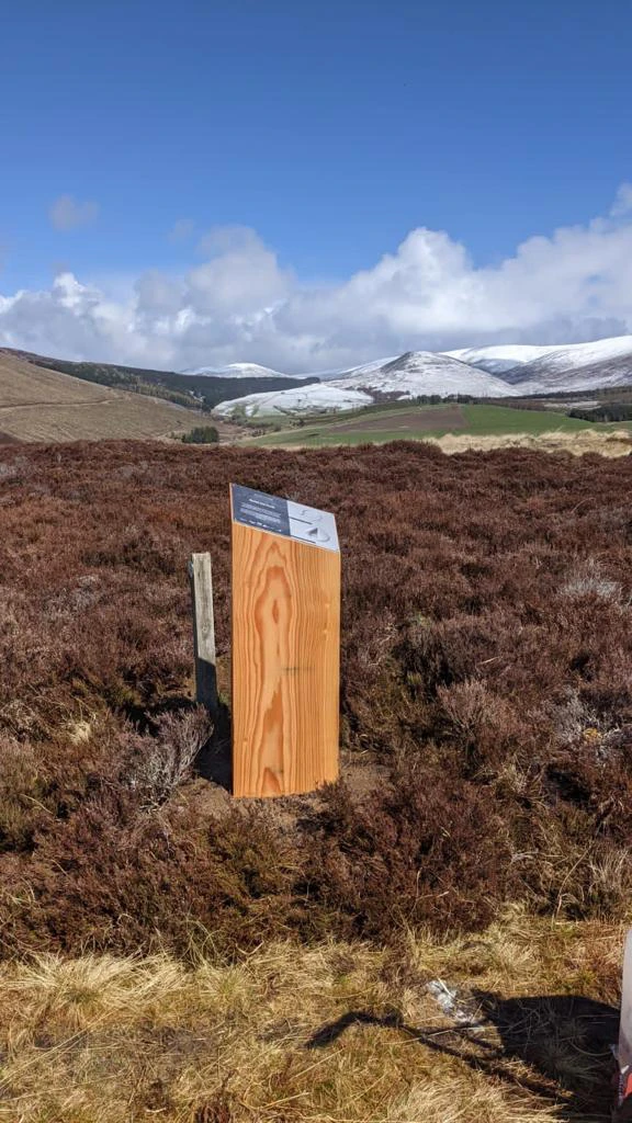 Tomintoul & Glenlivet Landscape Partnership Waymarkers, Douglasfir, 2021