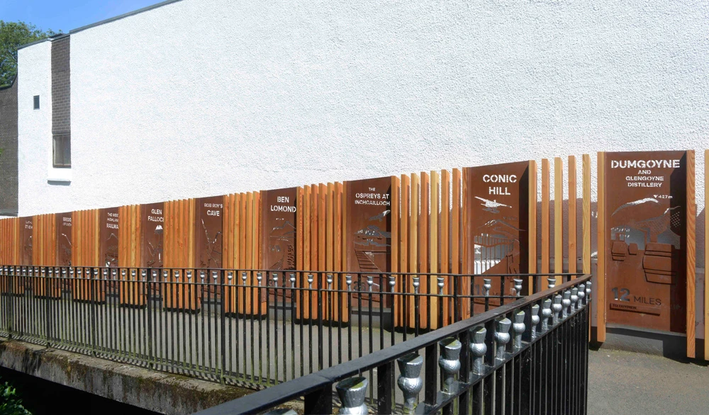 West Highland Way, Corten Steel & Douglas Fir Timber, 2019