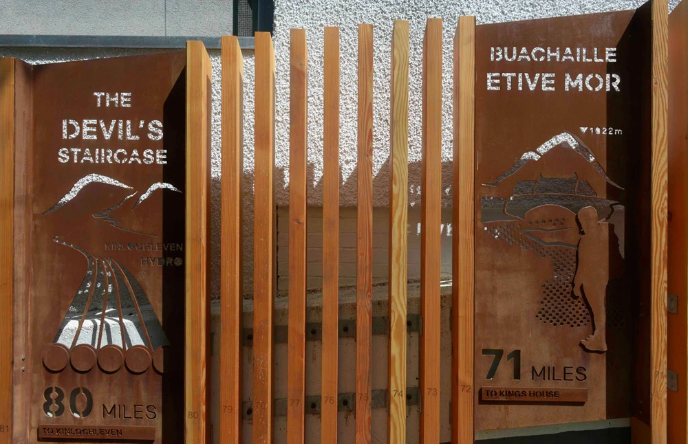 West Highland Way, Corten Steel & Douglas Fir Timber, 2019