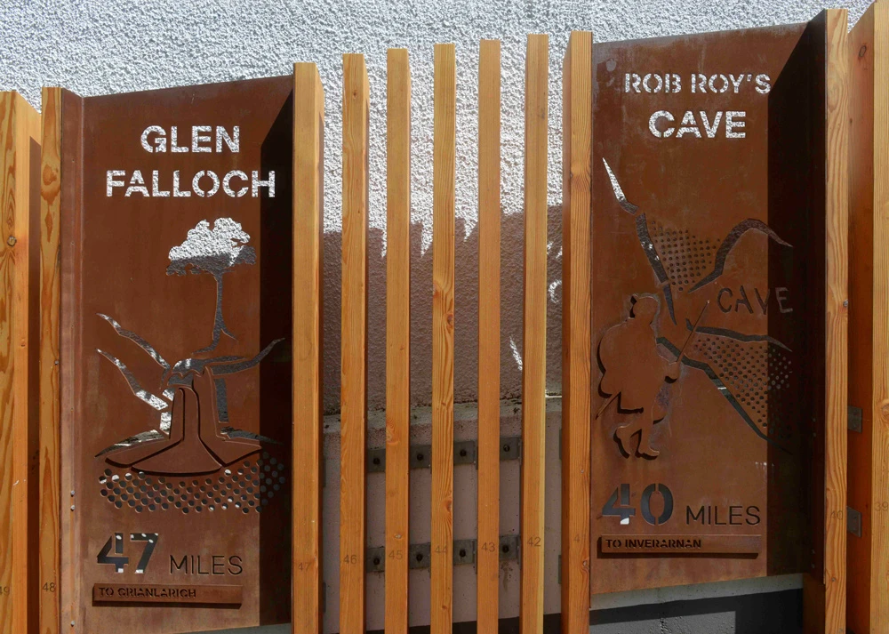 West Highland Way, Corten Steel & Douglas Fir Timber, 2019