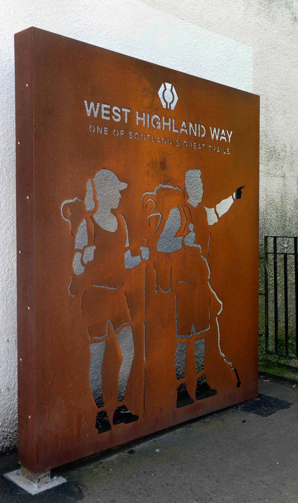 West Highland Way, Corten Steel & Douglas Fir Timber, 2019
