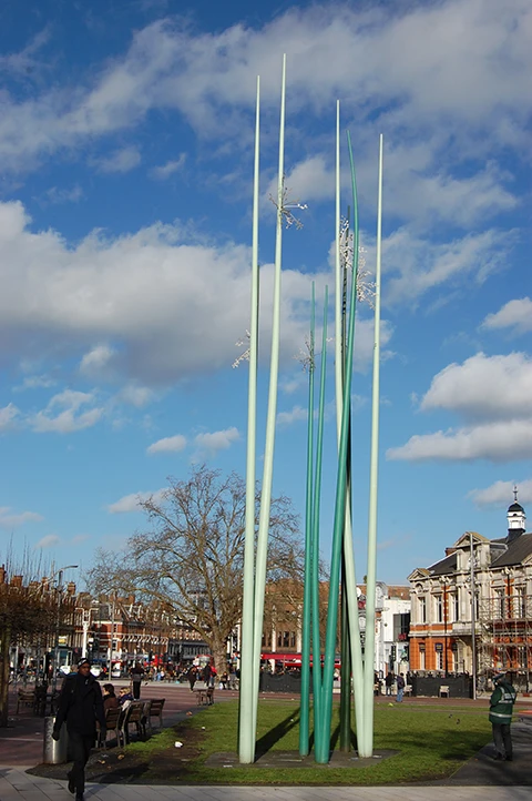 Windrush Square, Brixton, Painted Steel, 2009